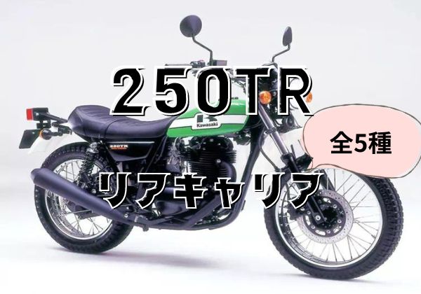 Kawasaki 250TR 純正車載工具 リアキャリア セット - バイク